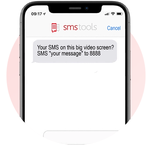 Interaction with your event visitors through text messages